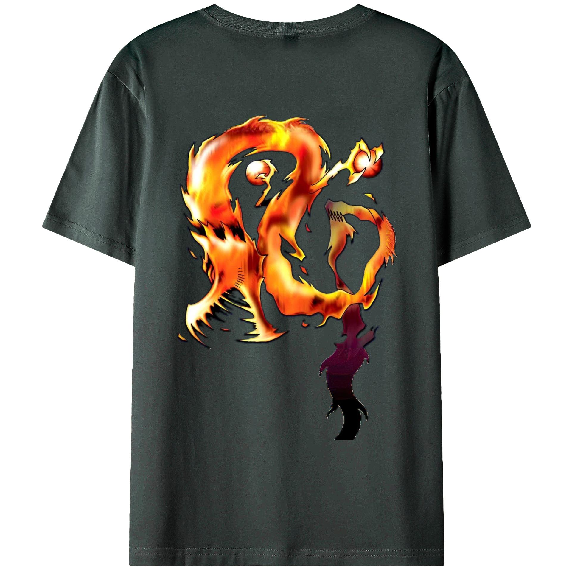 （画像用） 遊☆戯☆王 Yu-Gi-Oh! 綿100％ メンズ半袖Tシャツ（バックプリント） 通気性